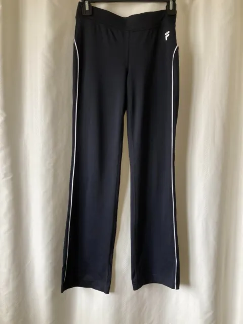 Fila athletic/yoga black pants girls size M, 10-12