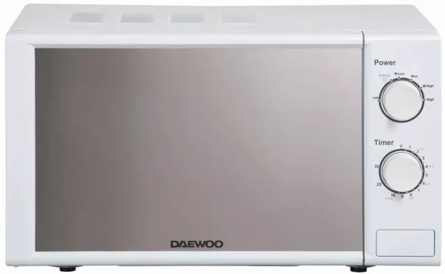 Daewoo SDA2084 KOR7LC7BK Microwave Oven 20L Manual Control & 6 Power Levels