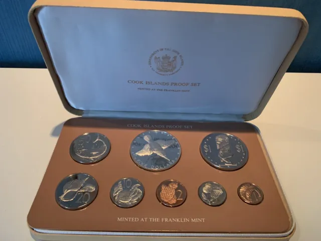 Münzen Cook Island Proof Set 1976