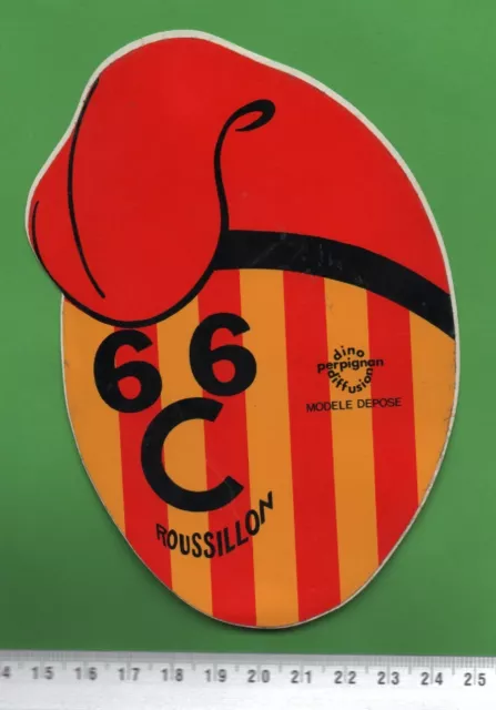Roussillon - Catalan Pyrenees Orientales Sang Or Perpignan -  Autocollant *039*