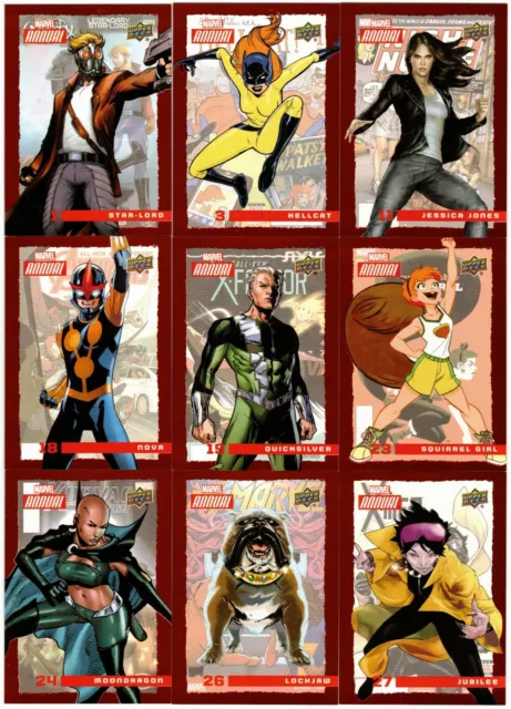 2016 Upper Deck Marvel Annual Red Foil You Pick Finish Your Set ePack Exclusive