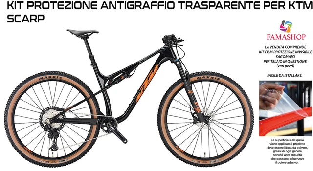 Pellicole Protettive Syncros Spark Carbon - Trasparenti Lucide - Foto 12