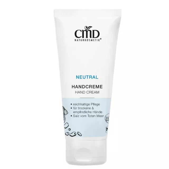 CMD Naturkosmetik Neutral Handcreme mit Salz vom Toten Meer 100 ml - vegan