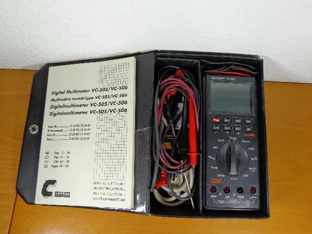 Digital Multimeter Voltcraft VC-506, schwarz