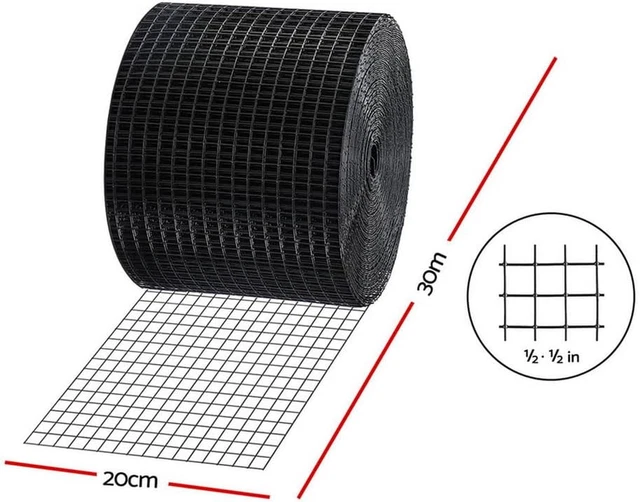 20CM X 30M Solar Panel Bird Guard Mesh, Critter Guard Roll Kit with ...