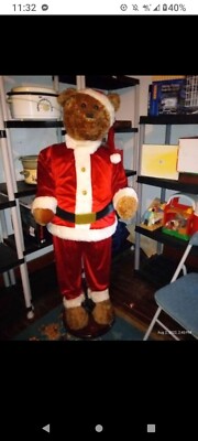 gemmy dancing santa bear