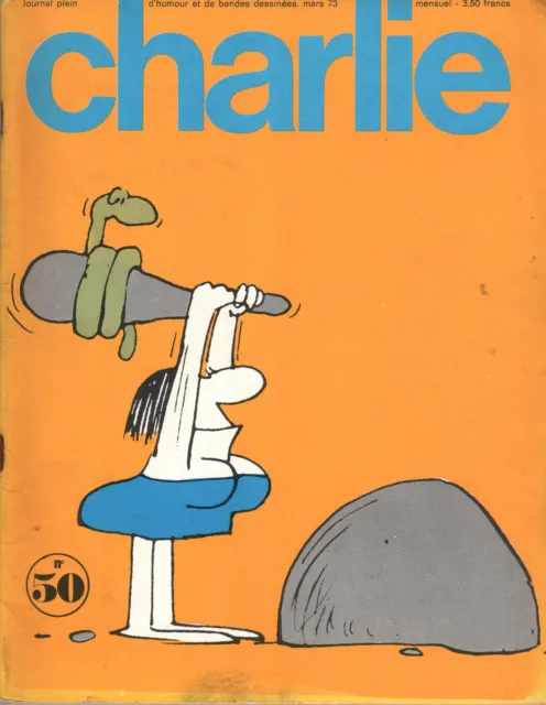 Charlie Mensuel N°50  (1ère série - mars 73) tbe