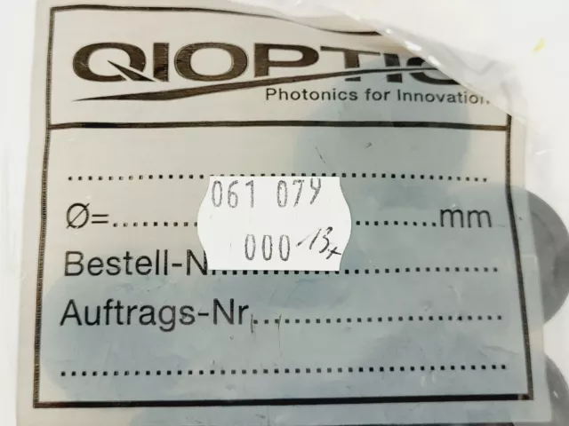 (Lot of 15) Qioptiq LINOS Blanking Cap G061079000 (061079) Ø25mm Diameter 2