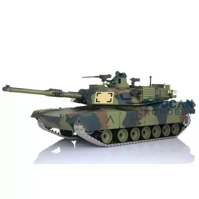 Henglong M1A2 Abrams 1/16 Upgraded 7.0 RC Tank InFrared 3918 360° Barrel Recoil 2