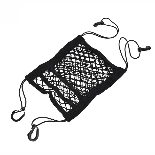 Organisateur de sac en maille élastique pratique pour le rangement et l'organis