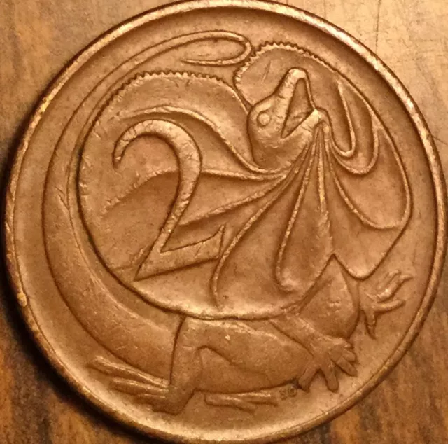 1966 Australia 2 Cents Coin