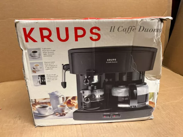 Krups 985-42 Il Caffe Duomo Coffee and Espresso Machine, Black