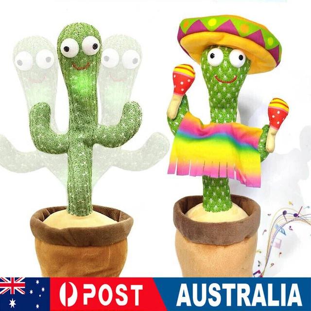 Talking Toy Dancing Cactus Doll Speak Talk Sound Record Repeat Kawaii Cactus Toy