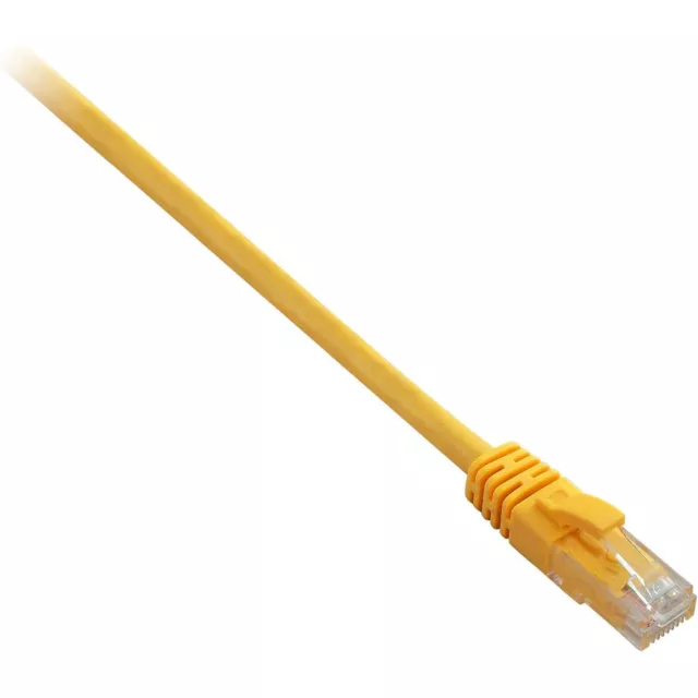 Cable de red no blindado V7 5 m  Cat5e UTP RJ-45 Amarillo