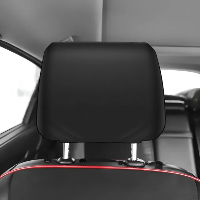4Pcs Car Headrest Cover Polyester Car Seat Head Rest Protector Automotive DR