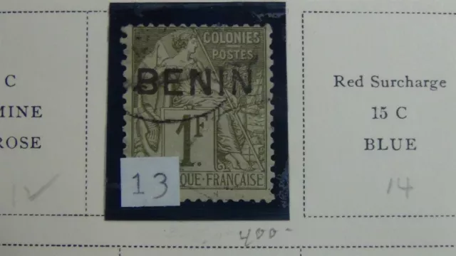 Stampsweis French Benin collection on Scott Specialty est 39 stamps 3