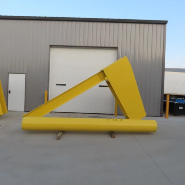 1-1/2 Ton Capacity Free Standing Jib Crane 150" Swing 10' Trolley Travel