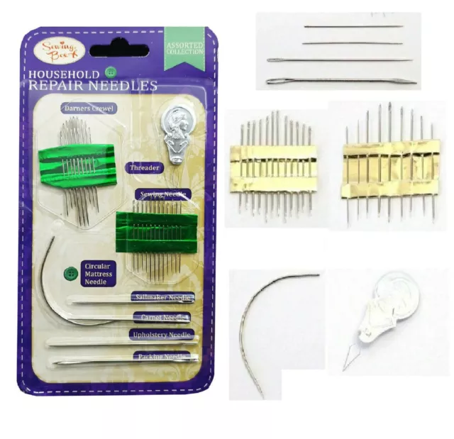 JOHN JAMES Hand Sewing Needles - ALL STYLES SIZES -SEWING CRAFT