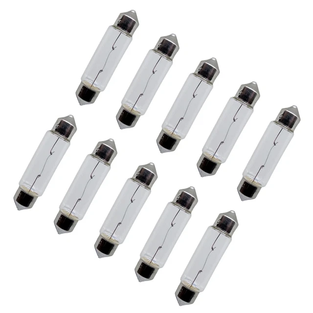 Classic 6V 5W Festoon Bulb – 253 Type, 11x38mm, Tungsten (Box Of 10) – Made In Germany