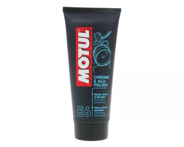 Chrom- und Alupolitur MOTUL E6 Chrome & Alu Polish 100ml Roller Moped Motorrad