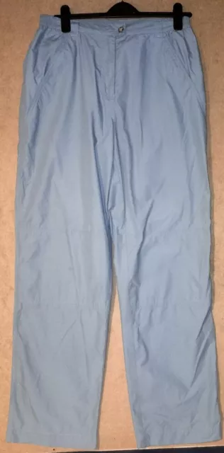 Berghaus ladies black walking Hiking trousers Size 16 Long. Light Blue. X1 F👀📸