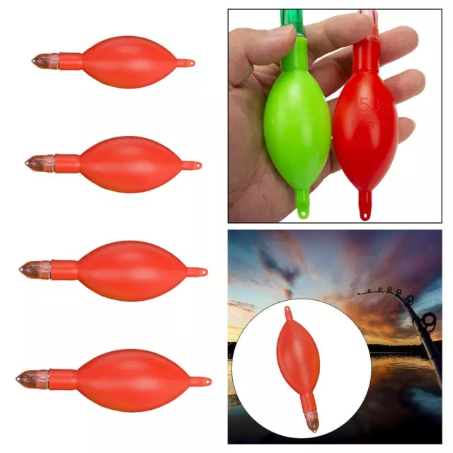 ELECTRIC GLOWING BOBBER LED Light Fishing Float Squid Snapper