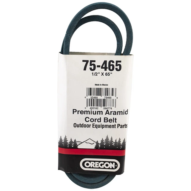 Oregon 75-465 65" Premium Wrapped Belt 1/2" Aramid Cord MTD Troy Bilt Ariens