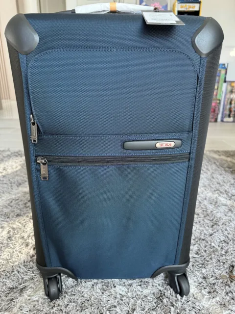 TUMI GEN 4.2 NAVY 4 Wheel Carry On Nylon Luggage International EXPANDABLE
