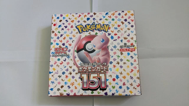 DISPLAY POKÉMON JAPONAIS sv2a 151 booster box japanese EUR 94,99