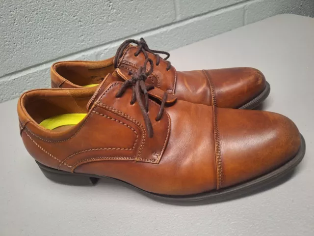 Florsheim Comfortech Men’s Brown Lace Leather Dress Shoes Sz 11 D