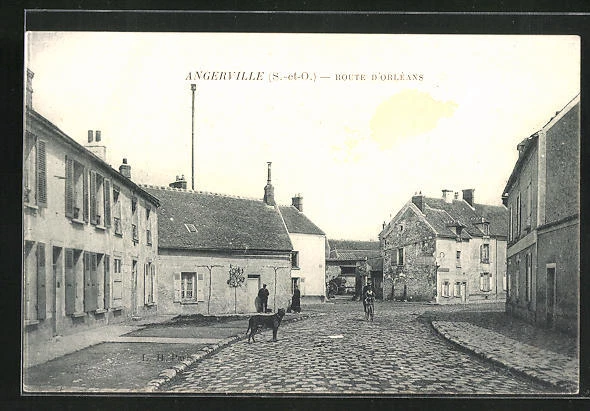 CPA Angerville, Route D´Orléans