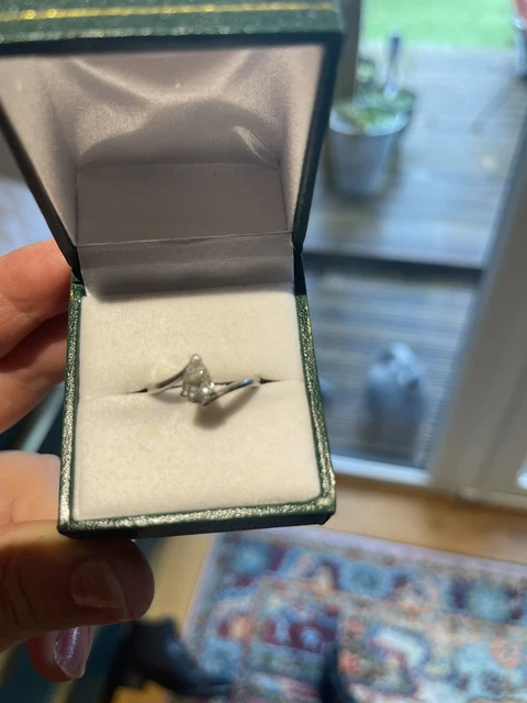 Diamond and Platinum ring used 0.86 Carat, D Quality Diamond and Platinum ring used 0.86 Carat, D Quality