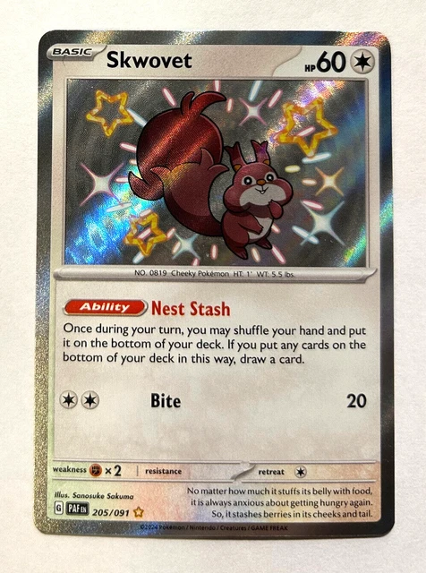 Shiny Skwovet 80k Polvere Di Stelle - Pokémon GO (MLNI P T C) - Leggi Descrizione