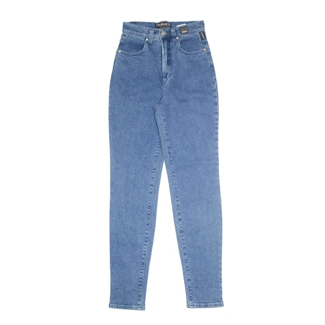 Jeans skinny Versace blu denim slim W26 L30