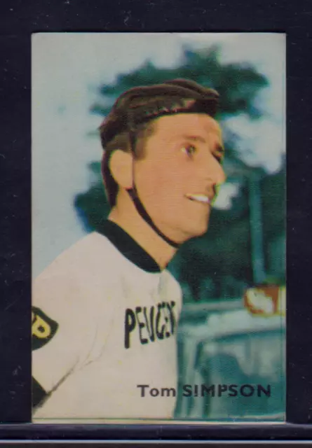 1968 Victoria Chocolates #97 TOM SIMPSON 1965 World Road Race Champion Card