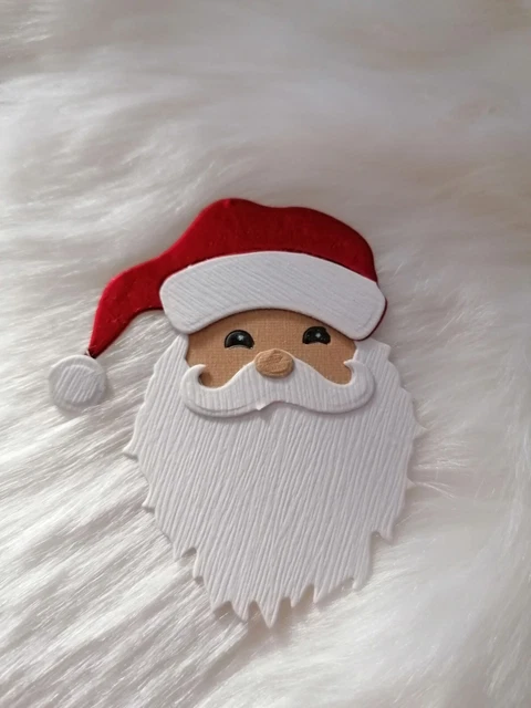 Stanzteile Kartenschmuck Nikolaus Kartenaufleger Stanzteile 2er Set
