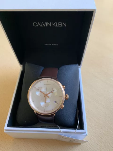 CK CALVIN KLEIN Mens Watch Model HIGH NOON K8M276G6