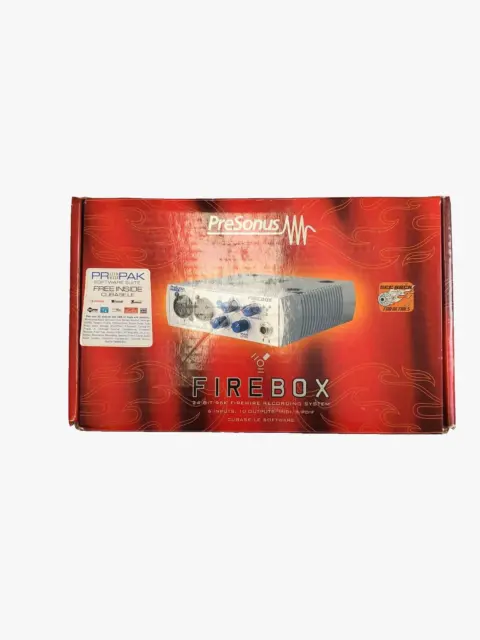 PreSonus FireBox Digital Audio 24Bit/96K Firewire Interface, In Box, Works