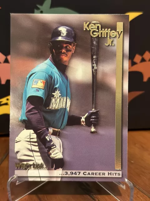 1995 MEGACARDS #19 KEN GRIFFEY JR WISH LIST Baseball Card In Holder MARINERS KGJ