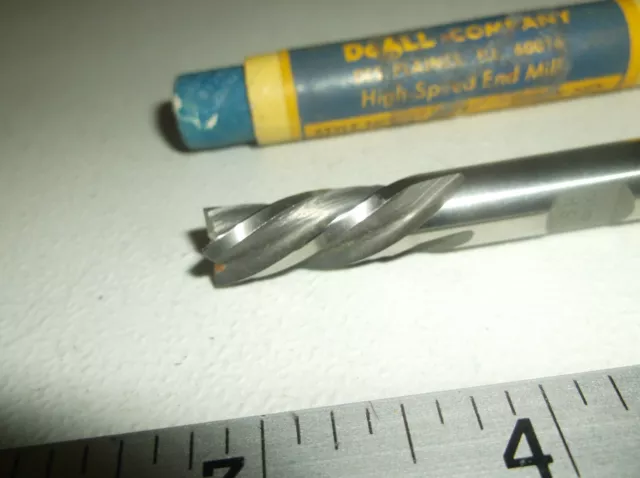 DoALL End Mill 4 FLÛTE 3/8" DIA 3/8" TIGES BROYEUR D'EXTRÉMITÉ HAUTE VITESSE 2