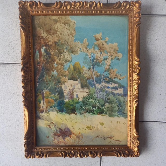 Tableau Paysage 1919  Signé