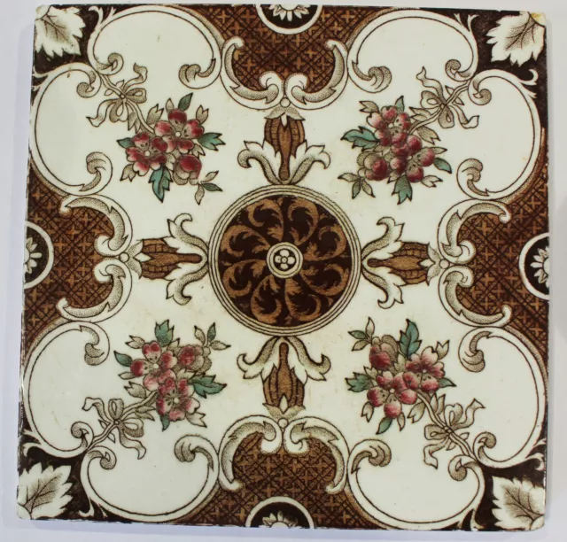 Antique Victorian Aesthetic  Ceramic Tile 6"