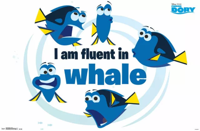 Disney Pixar Finding Dory - Whale Poster