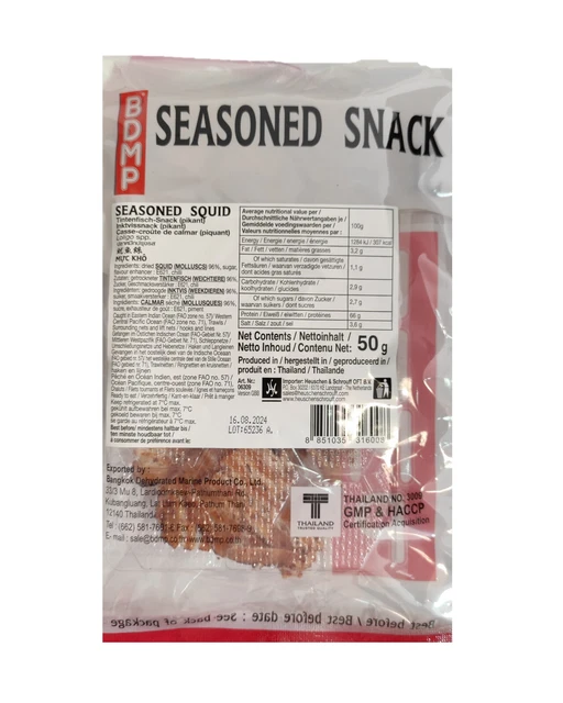 Snack calamari piccante 50 g muc kho secche pesce secco m c khô 2