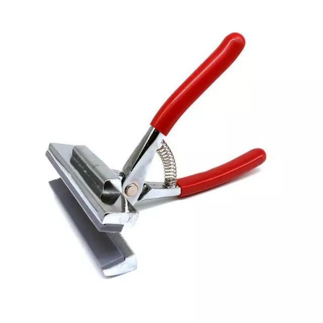 12cm Oil Painting Pliers Clamp with Red Handle Stretched Canvas Cloth Fabric Jaw