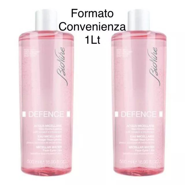 Defence Acqua Micellare 1 Lt (2 confezioni da 500 ml)