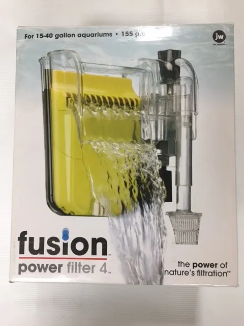 New JW Fusion 4 Aquarium Filter for 15-40 Gallon. Aquariums Power Filter