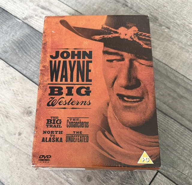 British Box Set Actor JOHN WAYNE BIG Westerns DVD Box Set – Classic Western Movies Collection ...