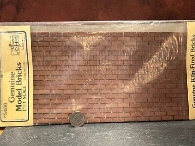 Dollhouse Miniature Mesh Mounted Brick Sheet 1:12 scale J5 Dollys Gallery