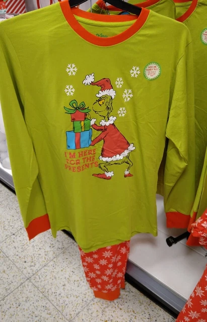 Pigiama di Natale Grinch pigiama da uomo taglia media multicolore Dr Suess *